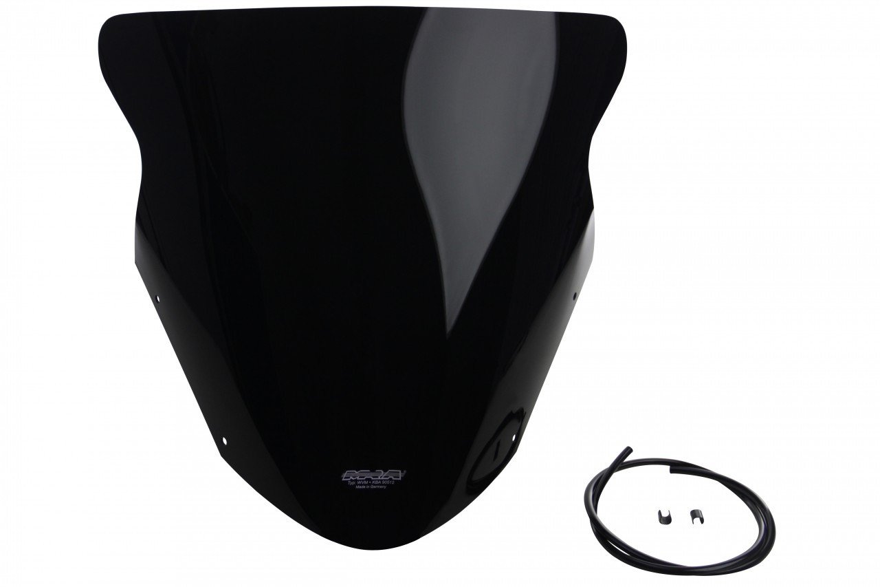 Лобове скло для мотоцикла MRA KAWASAKI ER 6 F EX 650 C 2009-2011, форма O, чорне