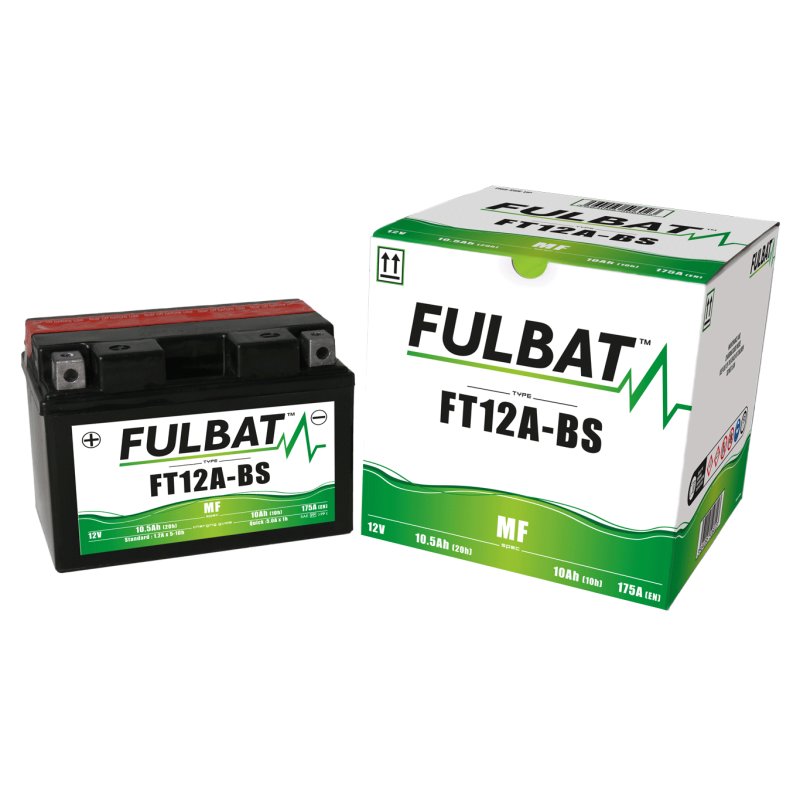 Акумулятор FULBAT FUL MF - FT12A-BS / YT12A-BS (сухий, необслуговуваний, кислота в комплекті)