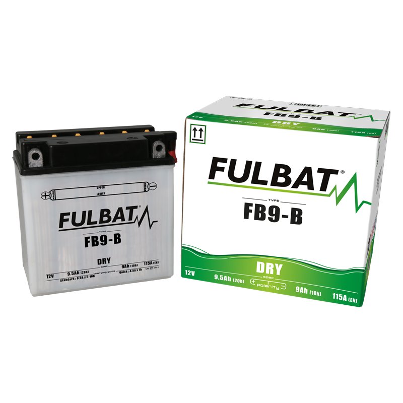 Акумулятор FULBAT FUL DRY - FB9-B / YB9-B (сухий, обслуговуваний, кислота в комплекті)