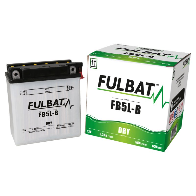 Акумулятор FULBAT FUL DRY - FB5L-B / YB5L-B (сухий, обслуговуваний, кислота в комплекті)