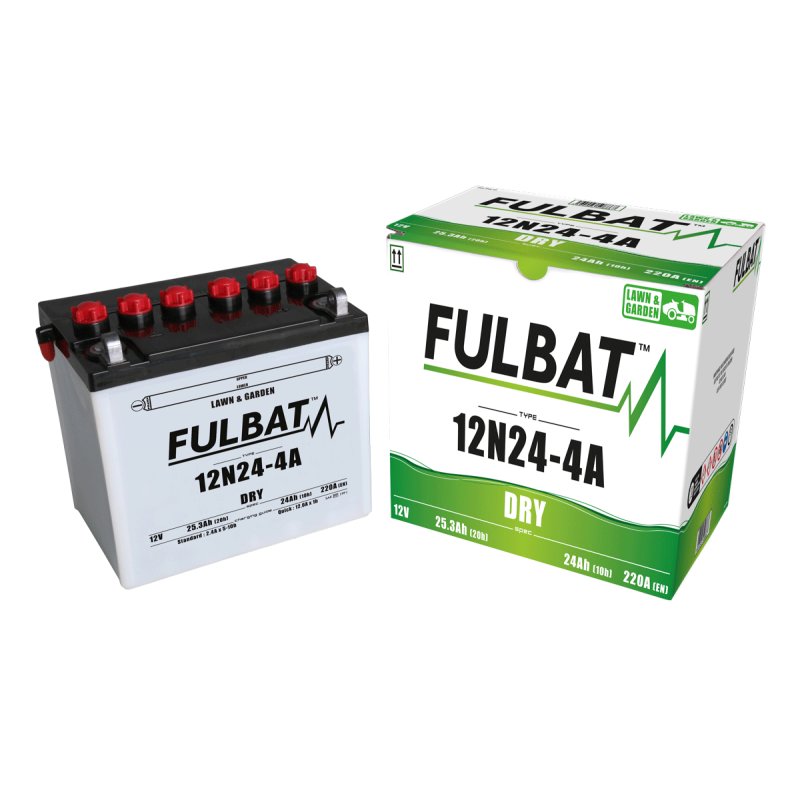 Акумулятор FULBAT FUL DRY - 12N24-4A (сухий, обслуговуваний, кислота в комплекті)