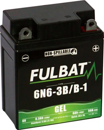 Акумулятор FULBAT FUL GEL - 6N6-3B / 6N6-3B-1 (Гелевий, необслуговуваний)