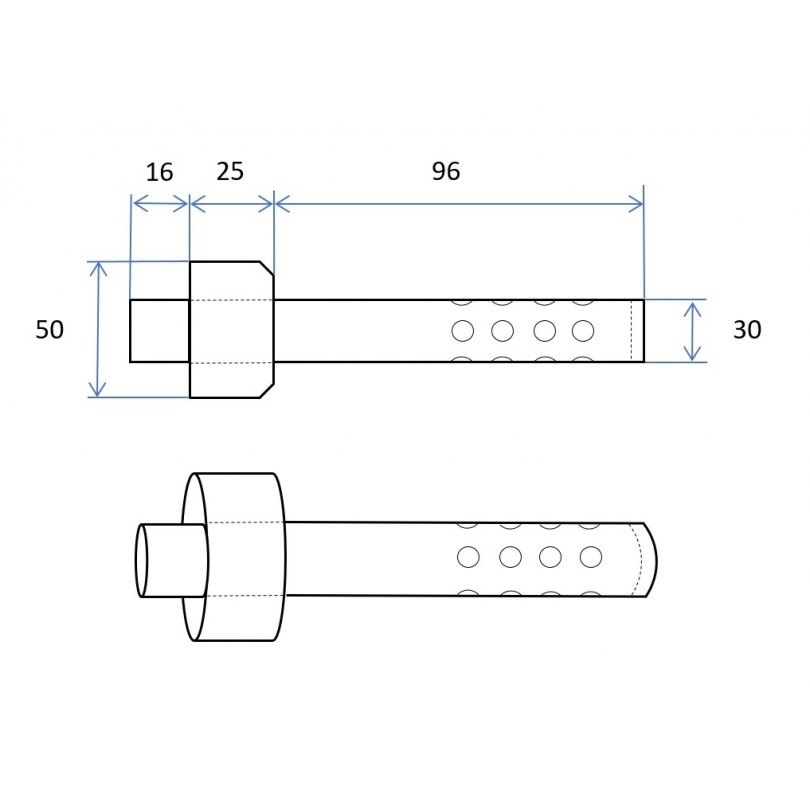 DB Killer IXIL тип TP-OV3L (вага: 200 г)