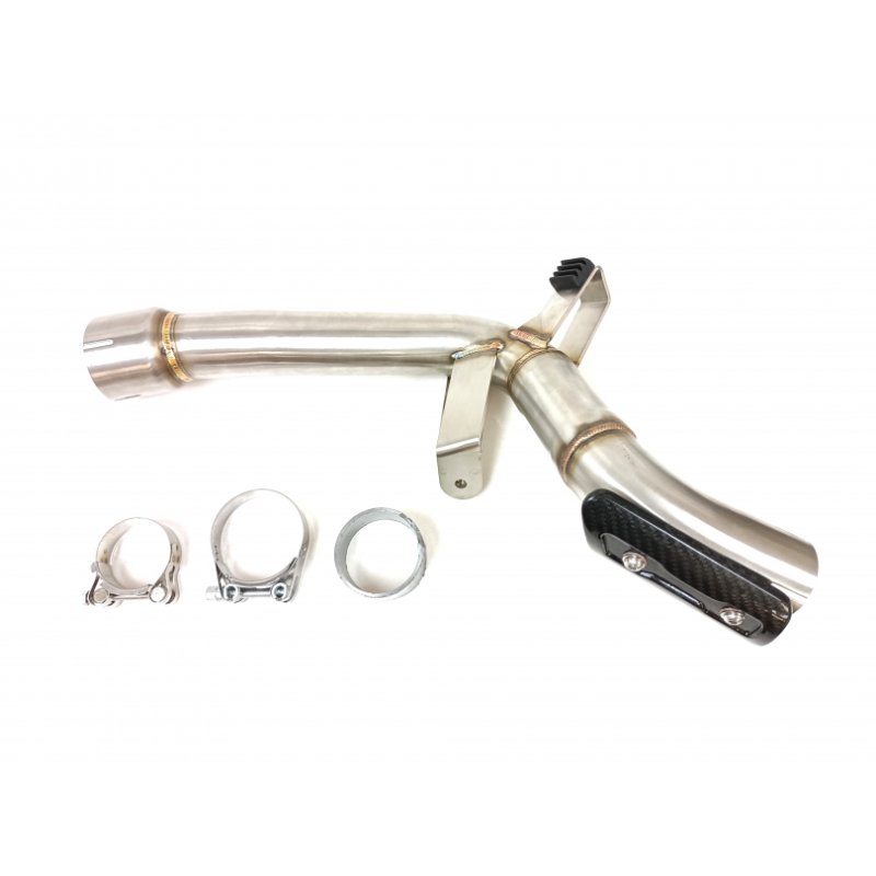 Глушник IXIL QJ MOTOR SRT 800 тип DKAT (вага: 1160г, довжина: , матеріал: Inox AISI304, колір: матовий полірований) DKAT - MID PIPE - C