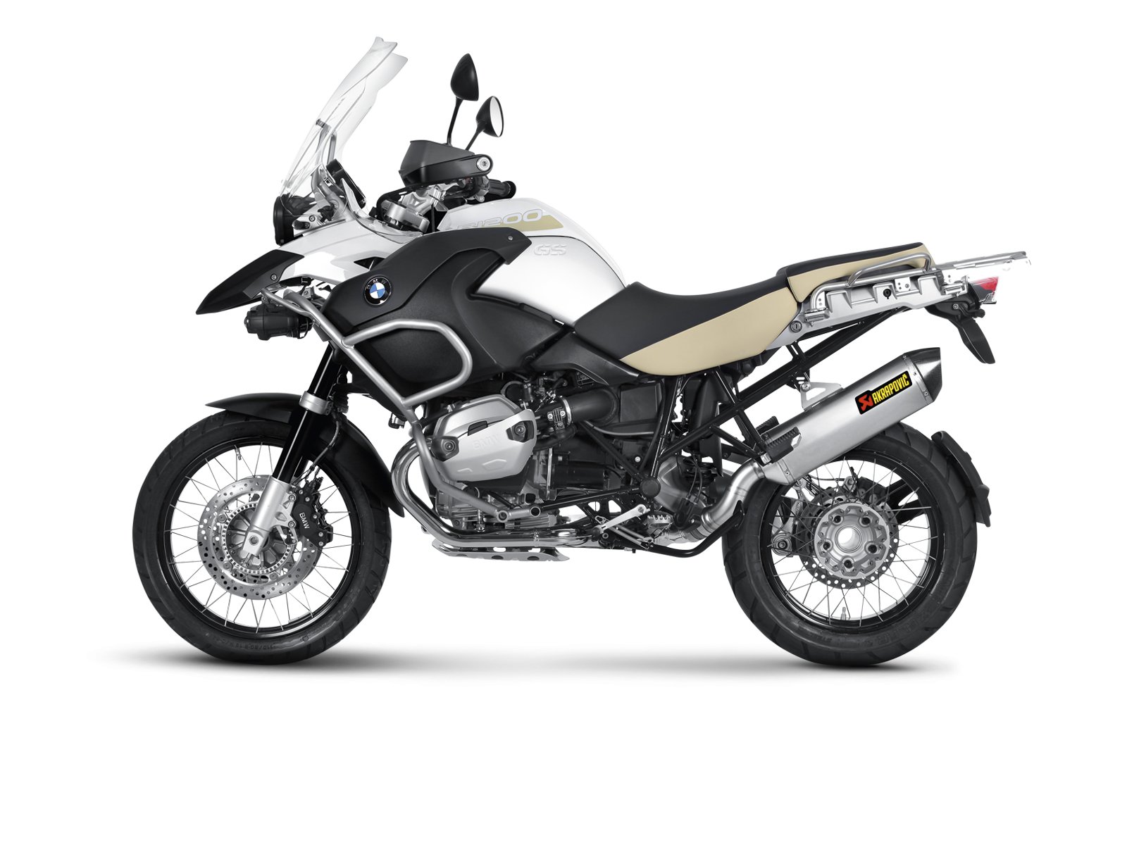 Вихлопна система Akrapovič Slip-On для BMW R 1200 GS титан - S-B12SO9-HRT