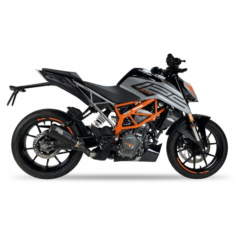 Вихлоп IXIL KTM DUKE 390 21-23 (KTM IS DUKE) тип RC3B Slip On - SPORT XTREM Black (Гомологація)