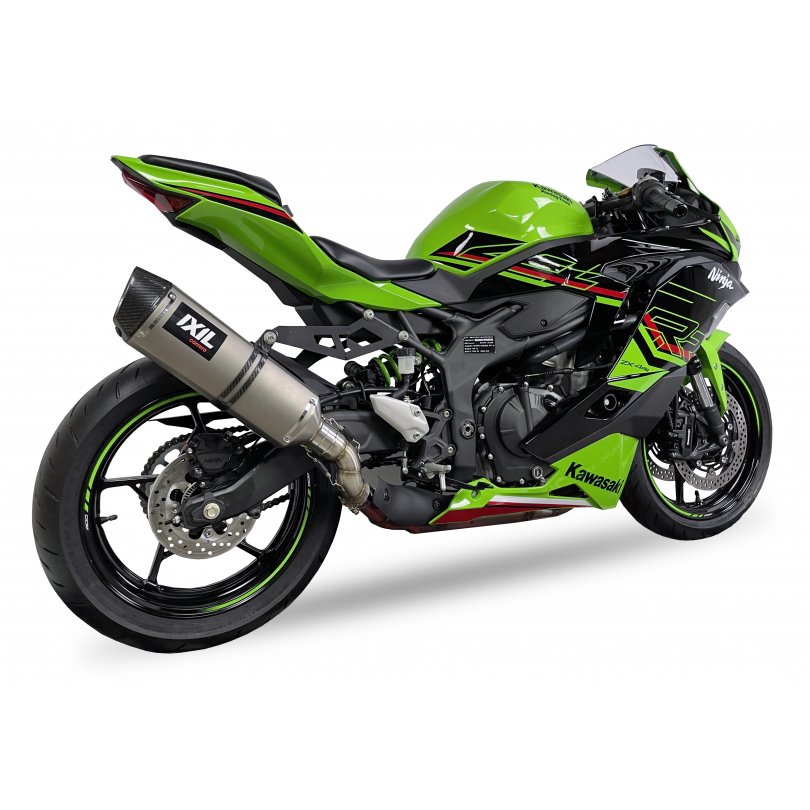 Глушник, Вихлопна система IXIL KAWASAKI NINJA ZX-4 R / RR 23-24 (ZX400P) тип VTI FULL SYSTEM (RACE) - HEXOVAL TITANIUM RACE