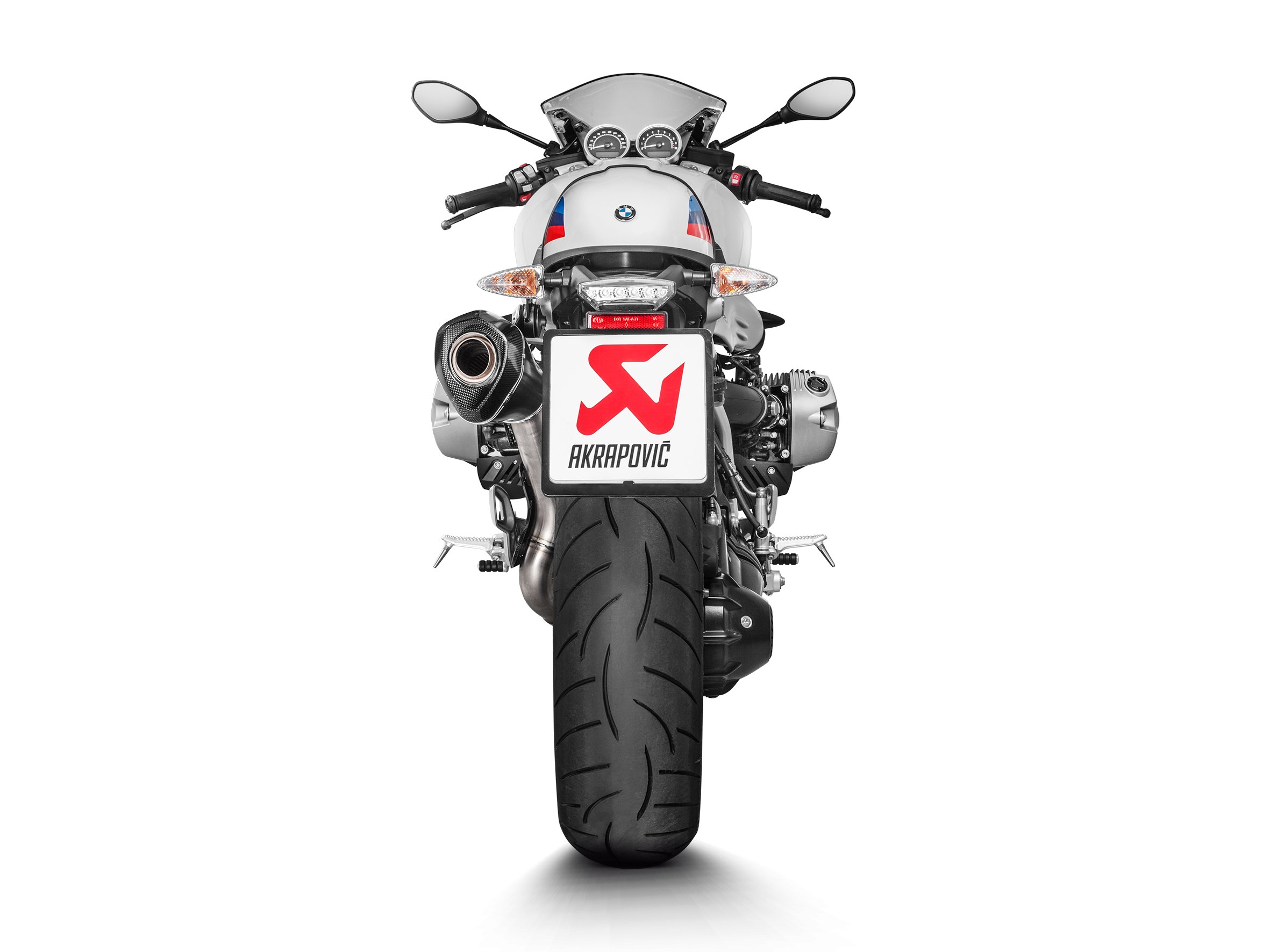 Трубка з'єднувач глушника Akrapovic верхня BMW R Nine T титан - L-B12SO9T