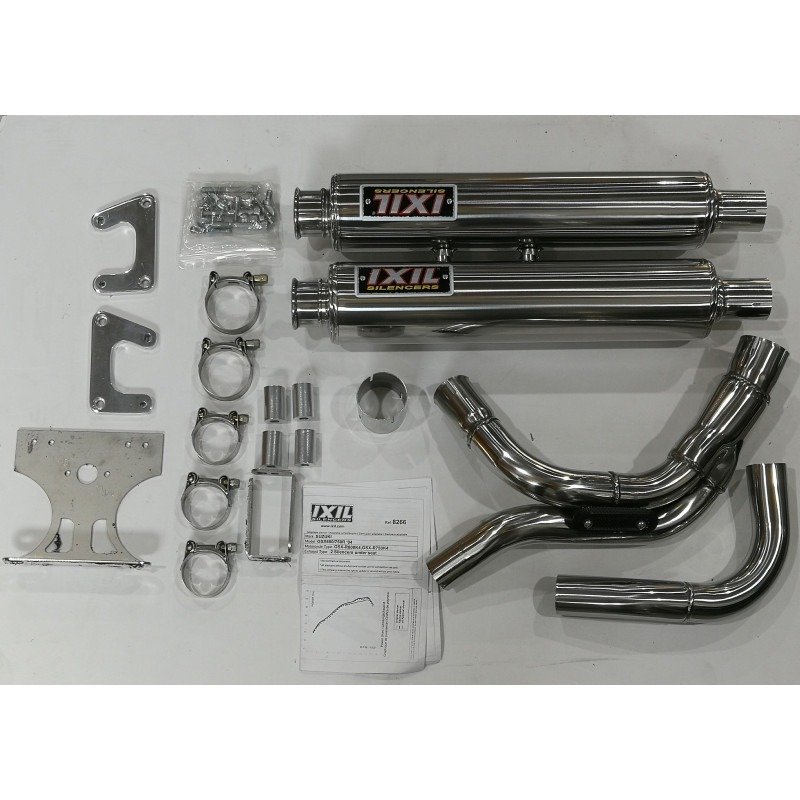 Глушник IXIL SUZUKI GSX-R 600, GSX-R 750 [04] (RACING) подвійний під сидіння