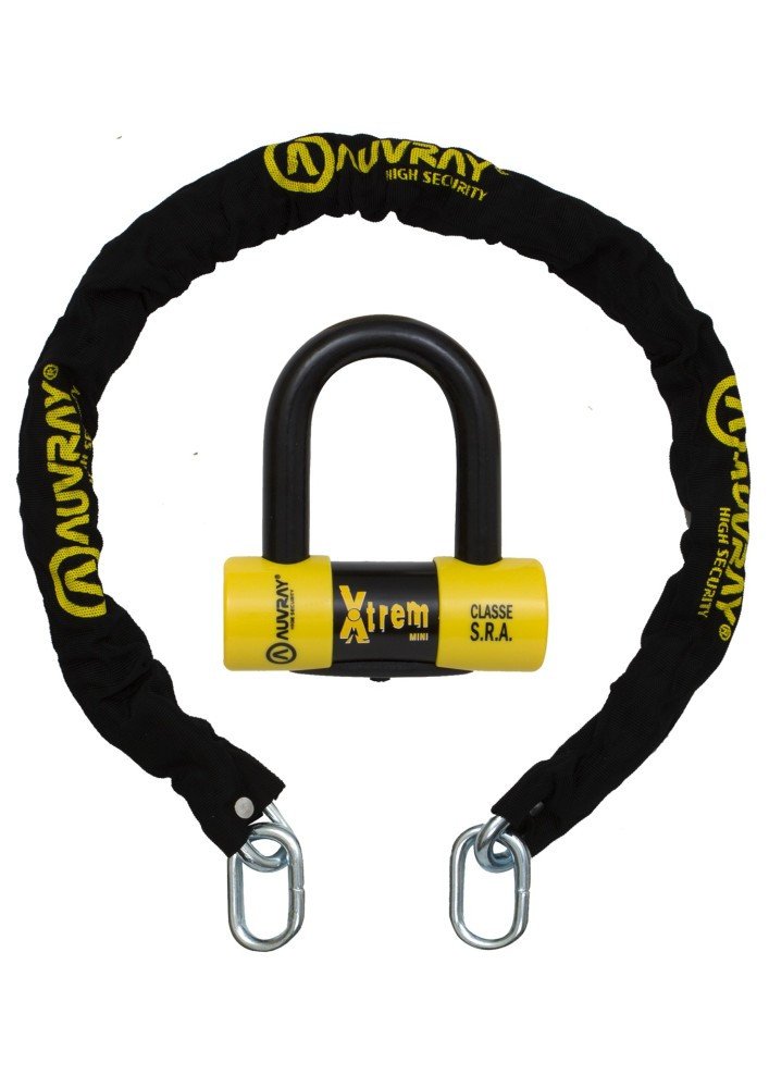 Комплект AUVRAY ланцюг типу ласо з замком XTREM MINI - довжина 120 см, діаметр 10 мм