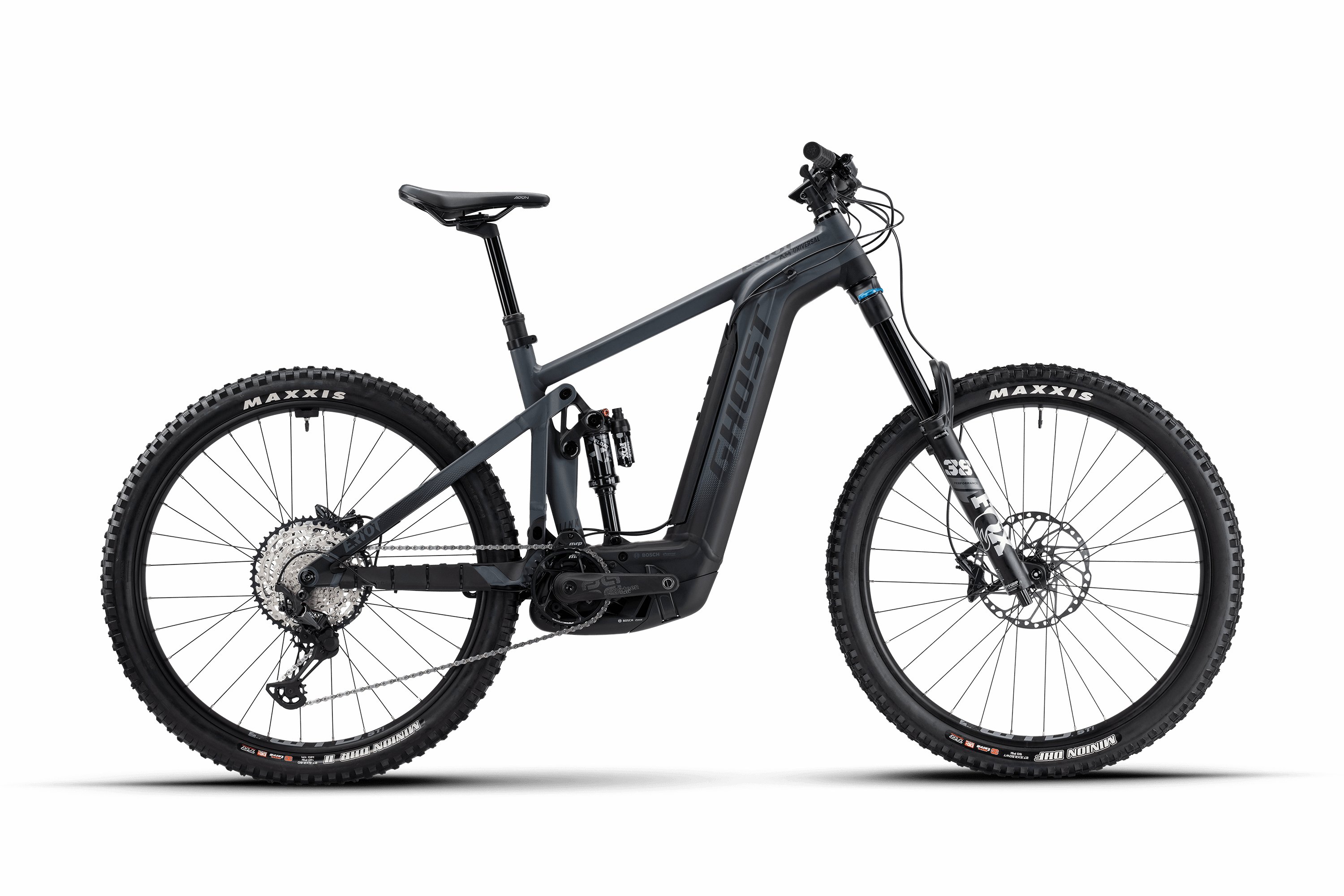 Електровелосипед e-bike GHOST E-RIOT AM AL 160 Universal темно-сірий/чорний з пробігом 244 км