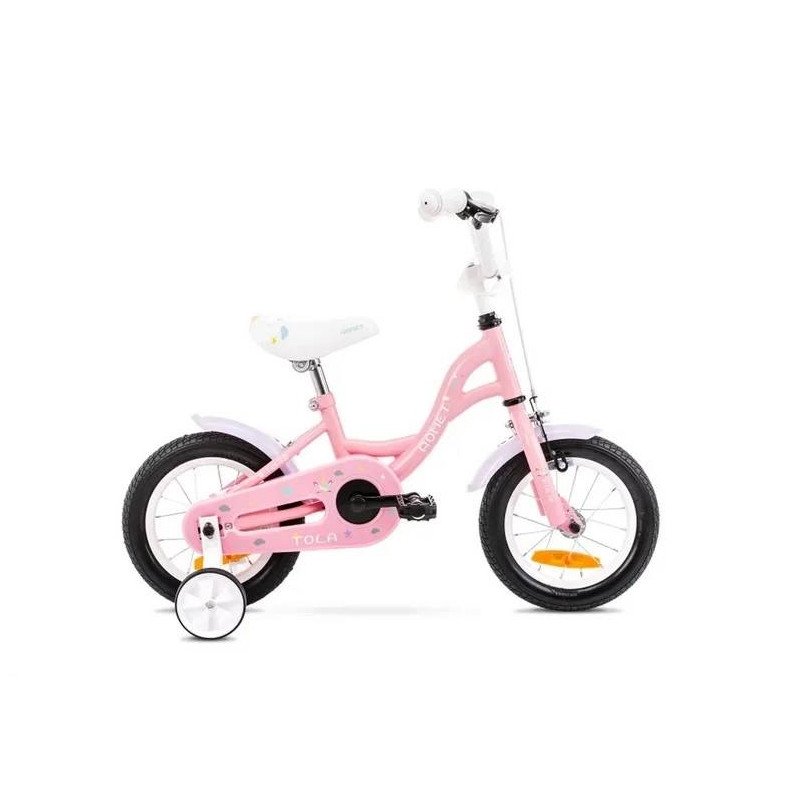 Дитячий велосипед Romet TOLA 12 рожево-білий