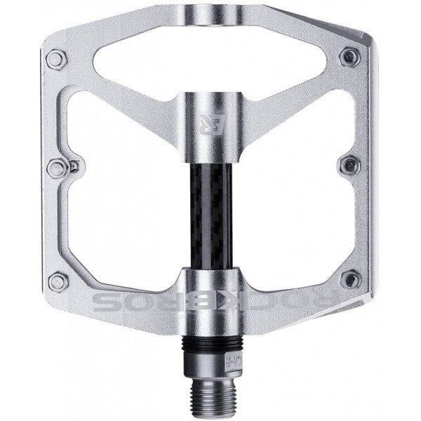 Алюмінієві велосипедні педалі з шипами сріблясті Rockbros 2017-12ES
