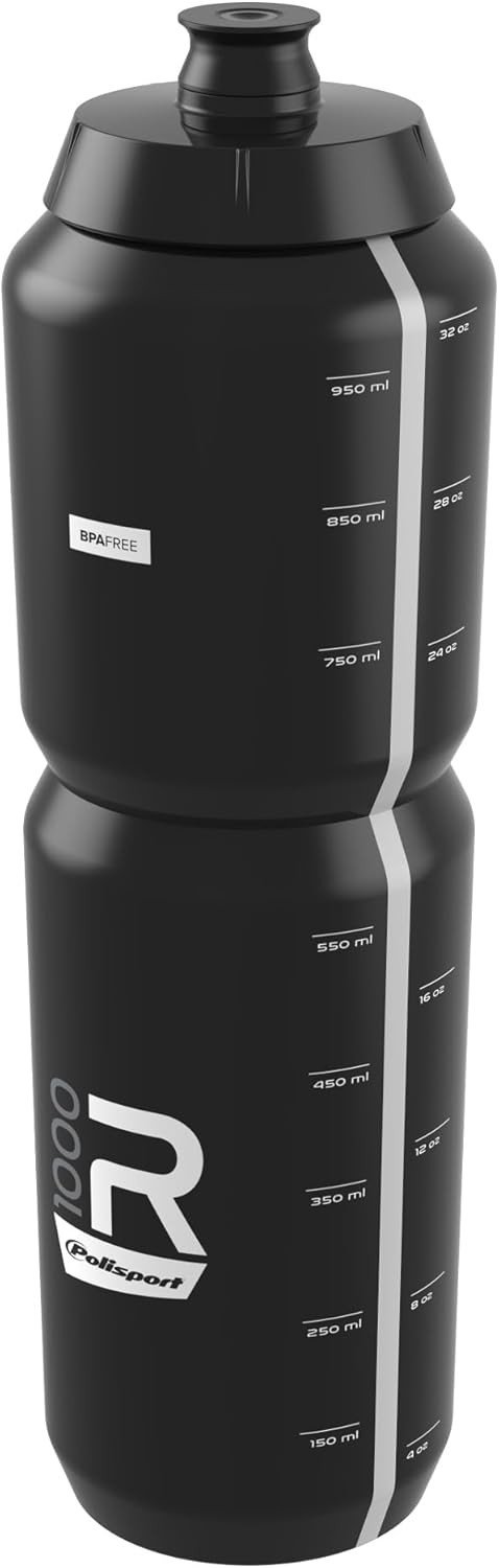 Велосипедна фляга POLISPORT R1000 1L 91,8 г чорна