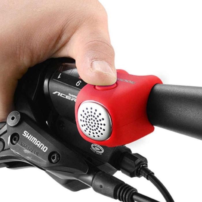 Електричний велосипедний дзвінок ROCKBROS Червоний (CB1709RD)