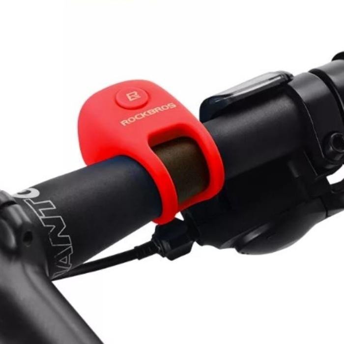 Електричний велосипедний дзвінок ROCKBROS Червоний (CB1709RD)
