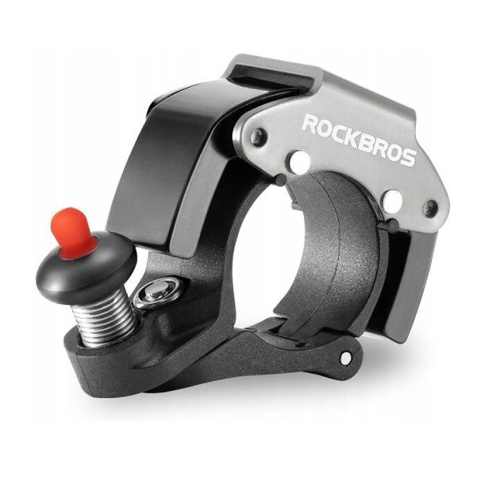 Велосипедний дзвінок ROCKBROS алюмінієвий потужний на кермо 34210011001100dB сірий
