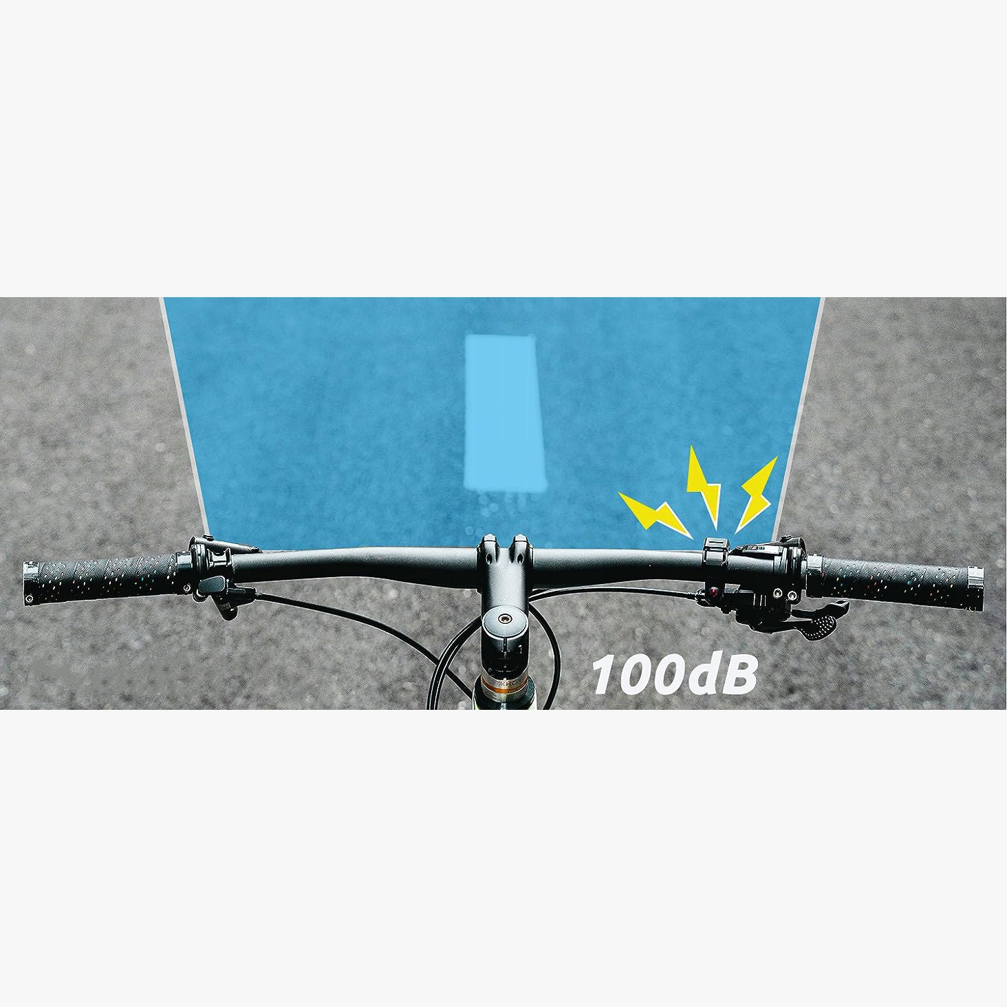 Велосипедний дзвінок ROCKBROS алюмінієвий потужний на кермо 34210011001100dB сірий