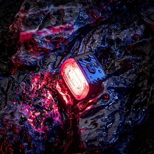 Задня велосипедна лампа Rockbros Q2S LED USB IPX6 зі стоп-сигналом на підсідельний штир або сідло