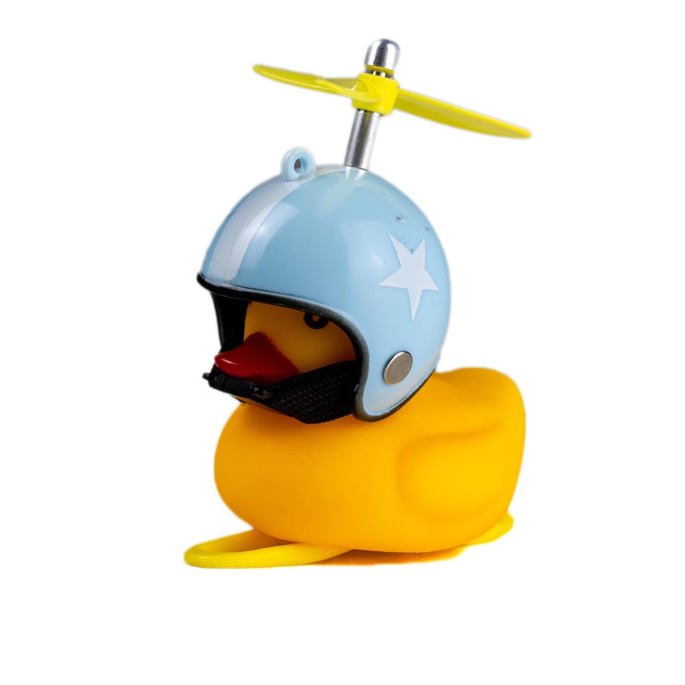 Звонок для велосипеда, ліхтар качка синій шолом ROXAR