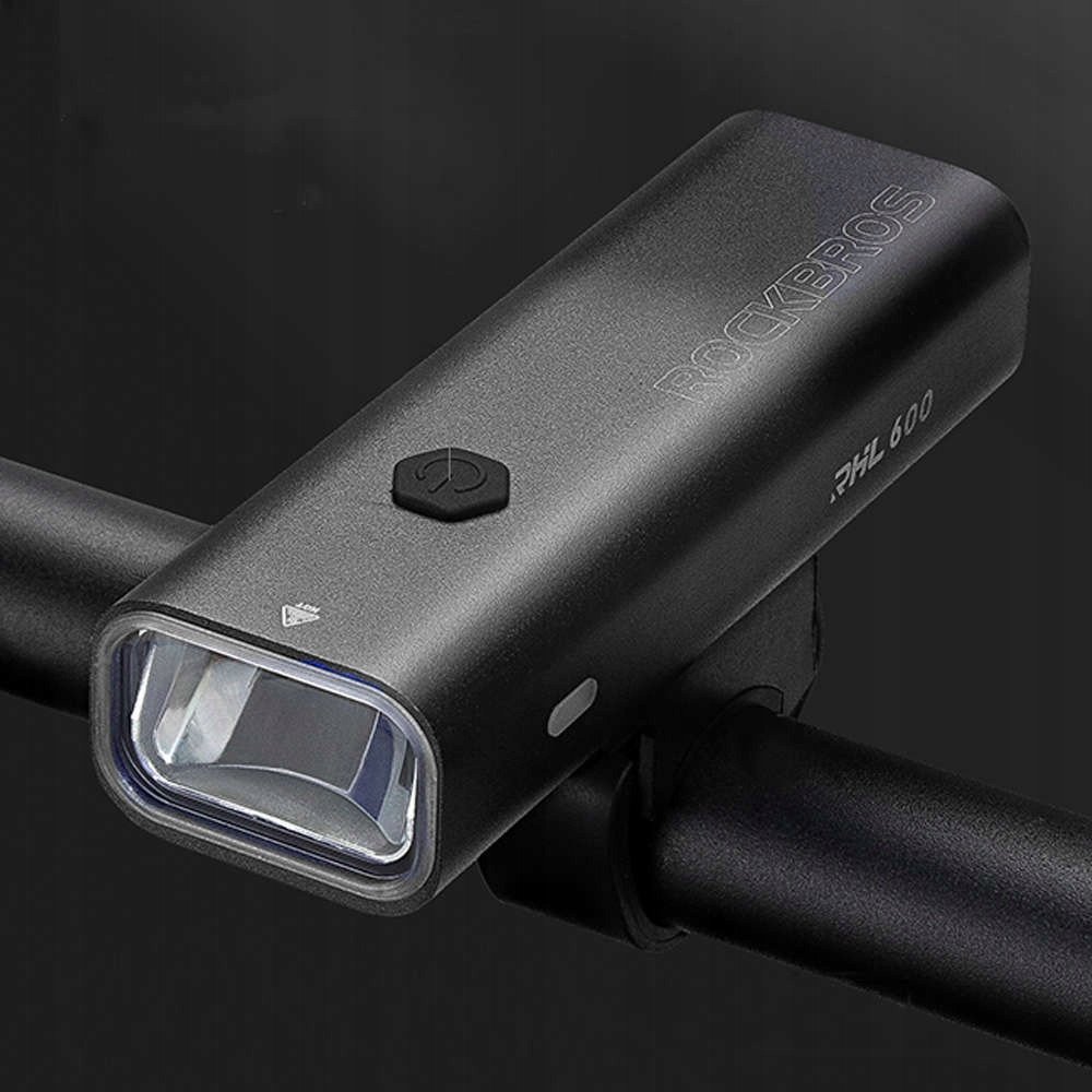 Передня велосипедна фара Rockbros RHL600 LED USB 600LM IPX6