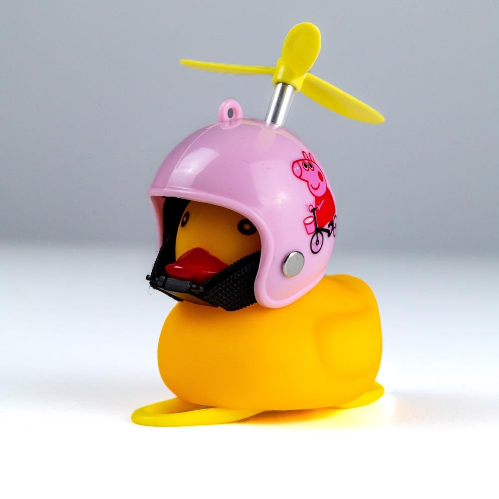 Звук сигналу для велосипеда, качка з підсвічуванням LED рожевий шолом ROXAR