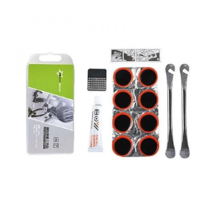 Ремкомплект для камер ROCKBROS латки для камер, монтажки для шин (GJ2145)