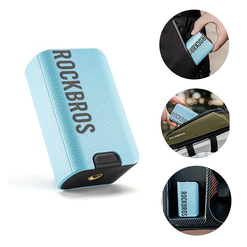 Електричний насос для велосипеда, м'ячів, повітряних кульок з цифровим дисплеєм ROCKBROS (42520006001)