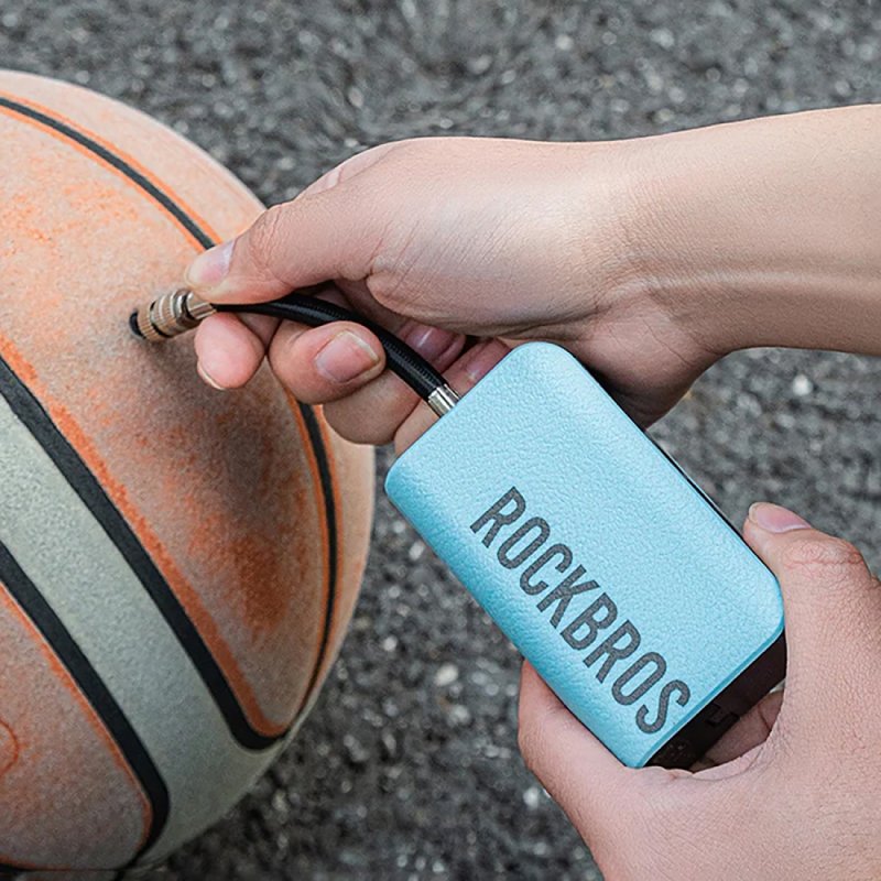 Електричний насос для велосипеда, м'ячів, повітряних кульок з цифровим дисплеєм ROCKBROS (42520006001)