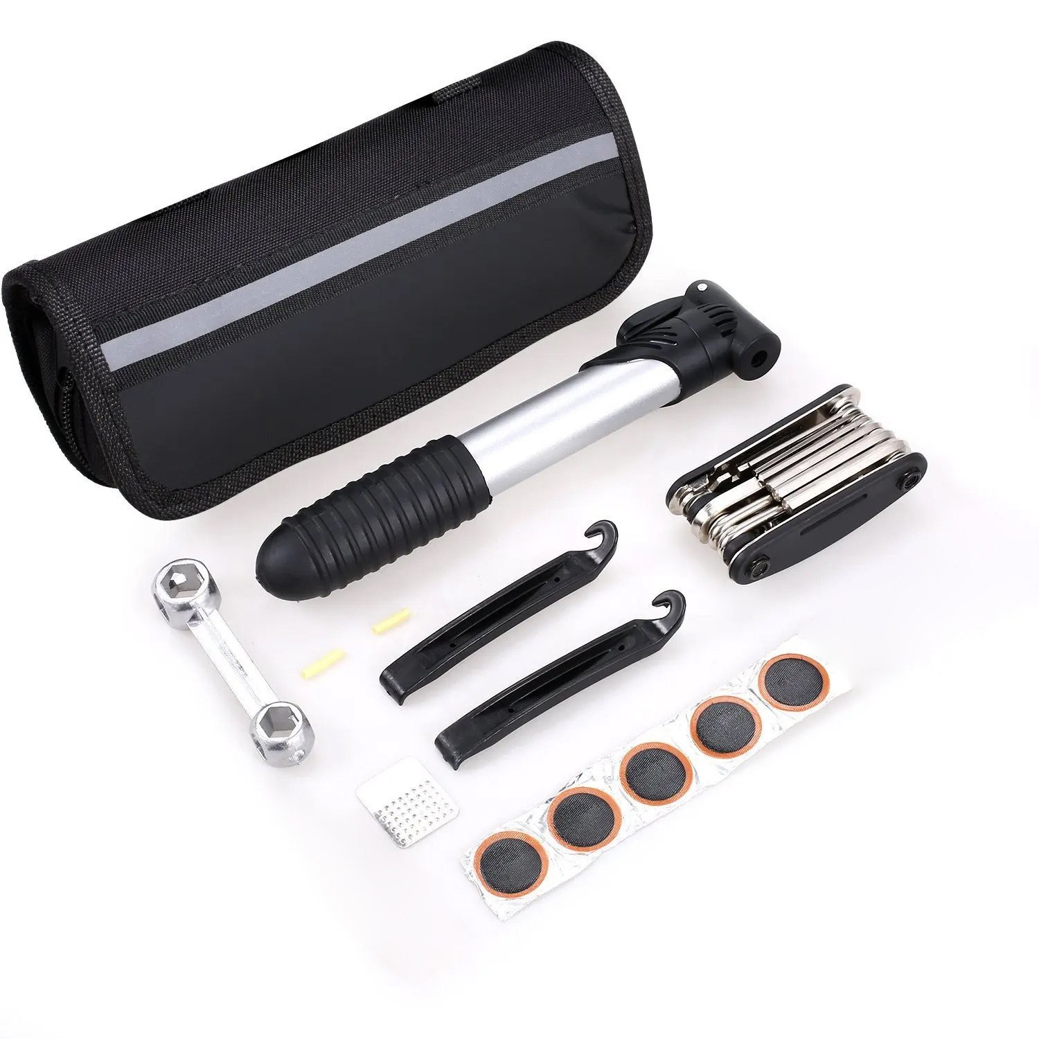 Набір для ремонту велосипеда в чохлі 16в1 ROXAR MT-16