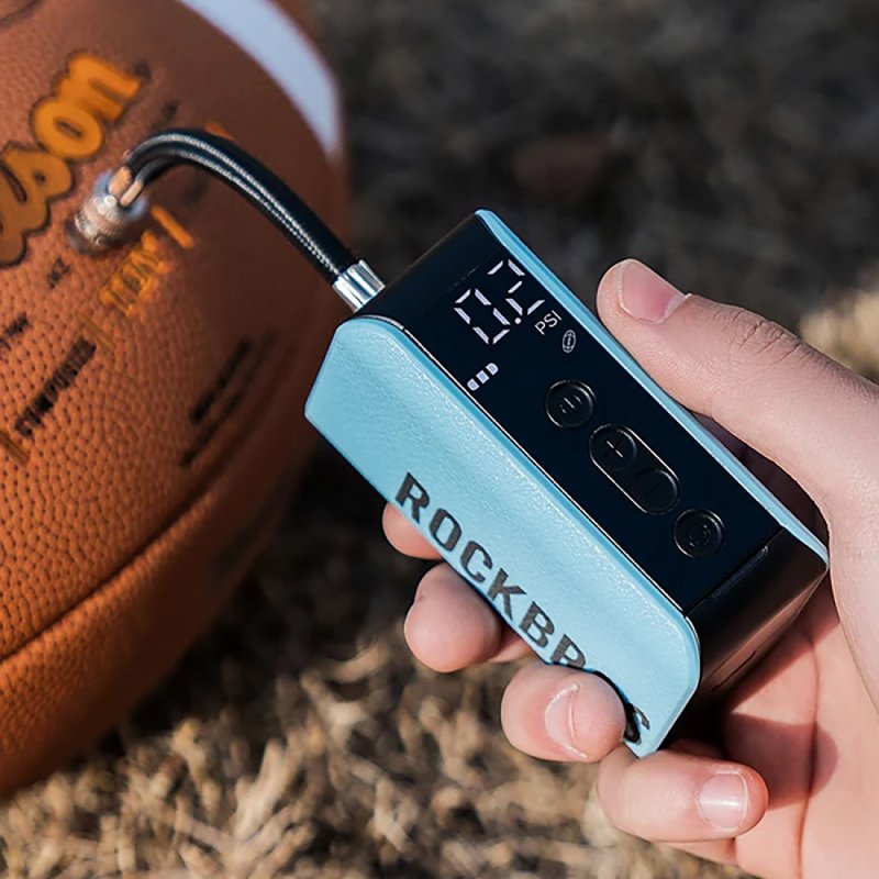 Електричний насос для велосипеда, м'ячів, повітряних кульок з цифровим дисплеєм ROCKBROS (42520006001)