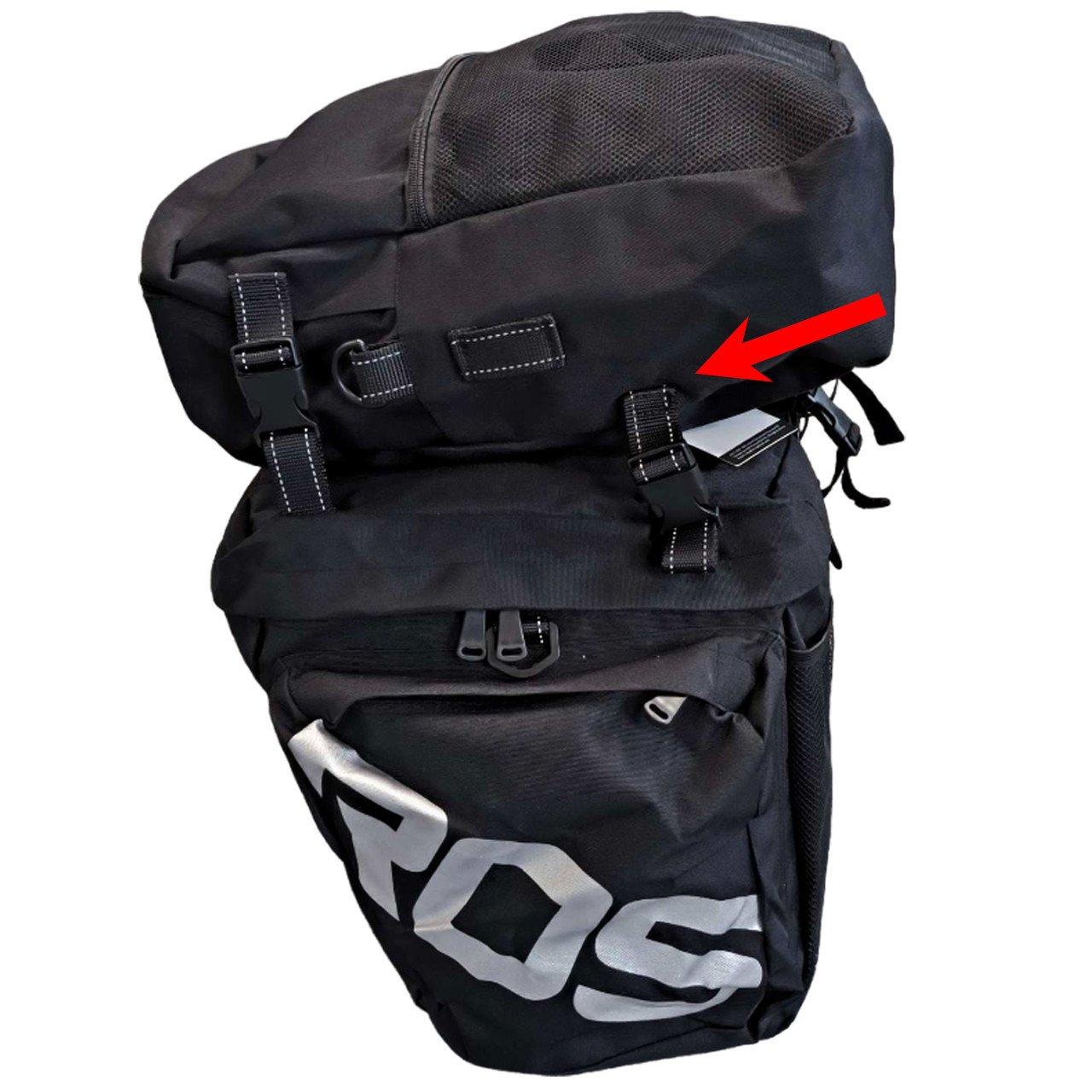 Велосипедна сумка на багажник ROSWHEEL 37L зелена - аутлет