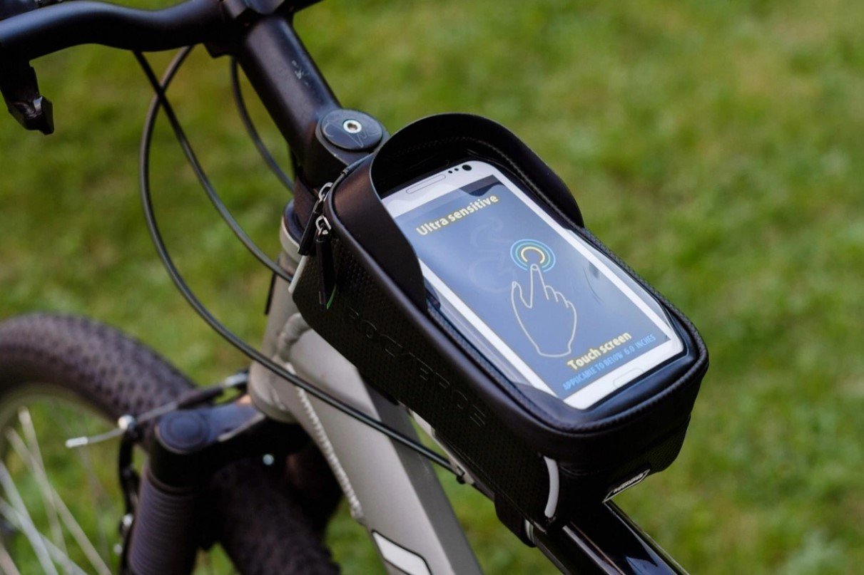 Велосипедна сумка з чохлом 6,2 дюйма ROCKBROS 017-1BK чохол