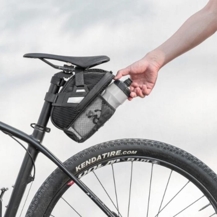 Велосипедна сумка під сідло Rockbros C35 з тримачем для фляги