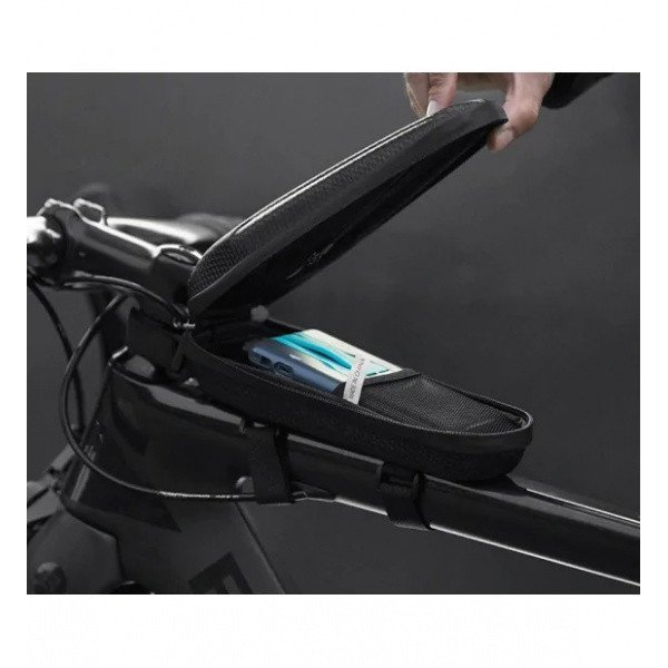 Мала жорстка велосипедна сумка на раму Rockbros B60 1L