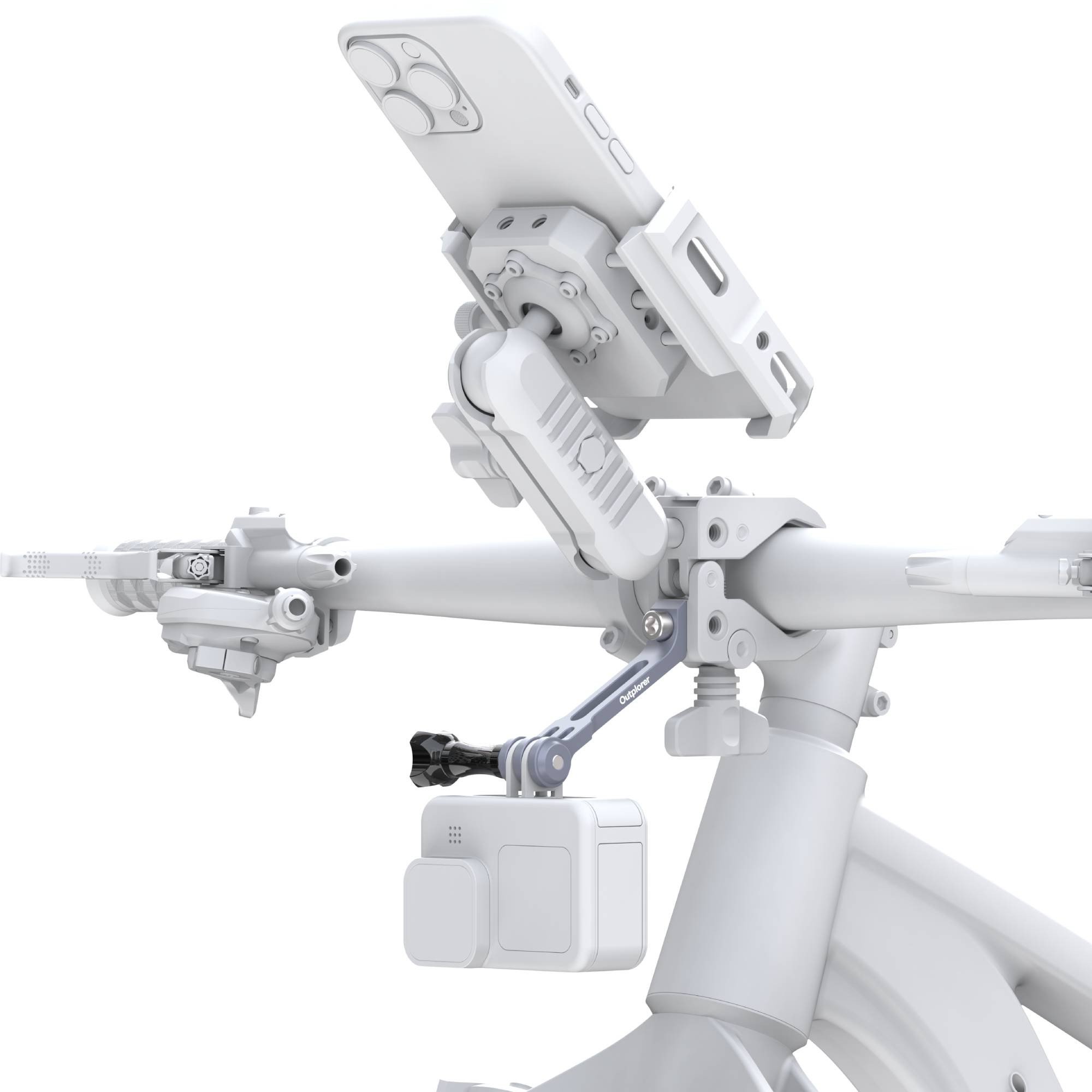 Адаптер для камери GoPro / ліхтарик для велосипеда Outplorer GB10