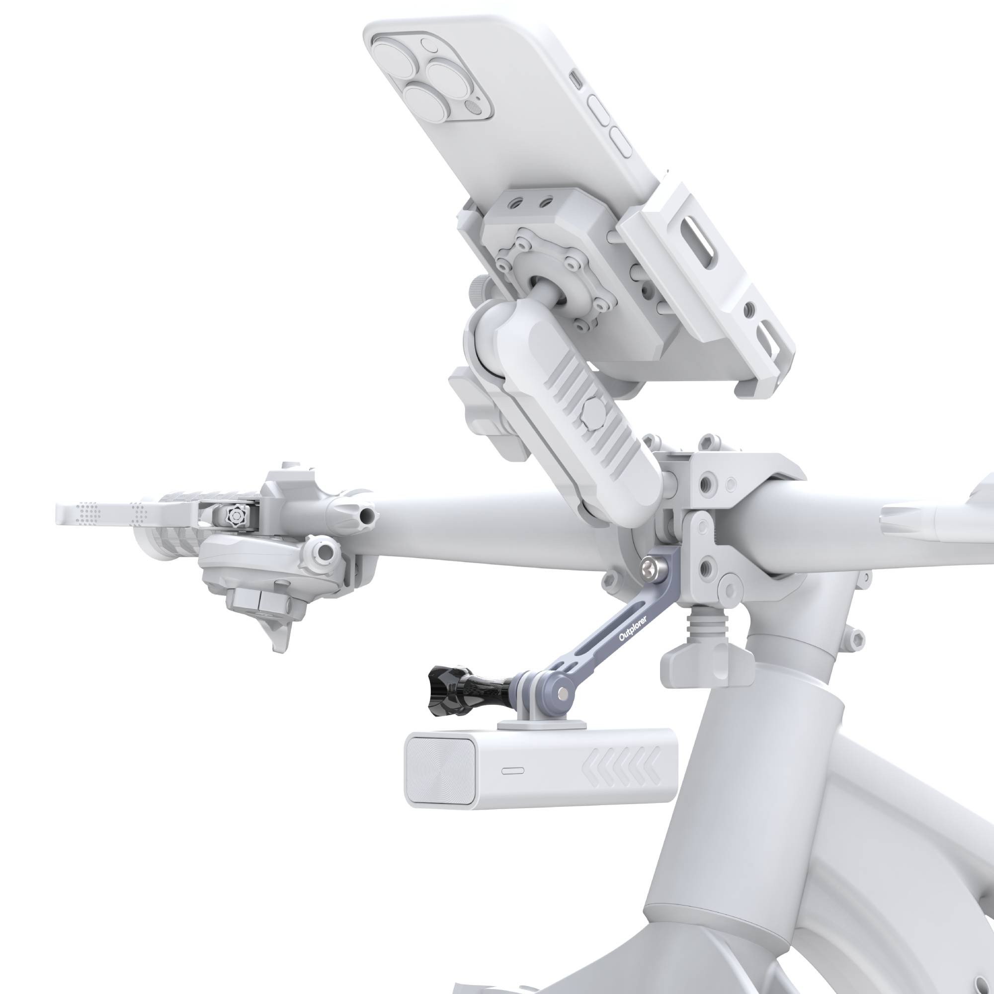 Адаптер для камери GoPro / ліхтарик для велосипеда Outplorer GB10