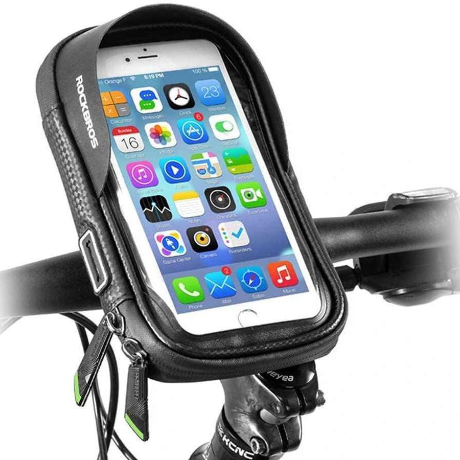Універсальний тримач для телефону на велосипед, сумка на кермо Rockbros B17-3-6