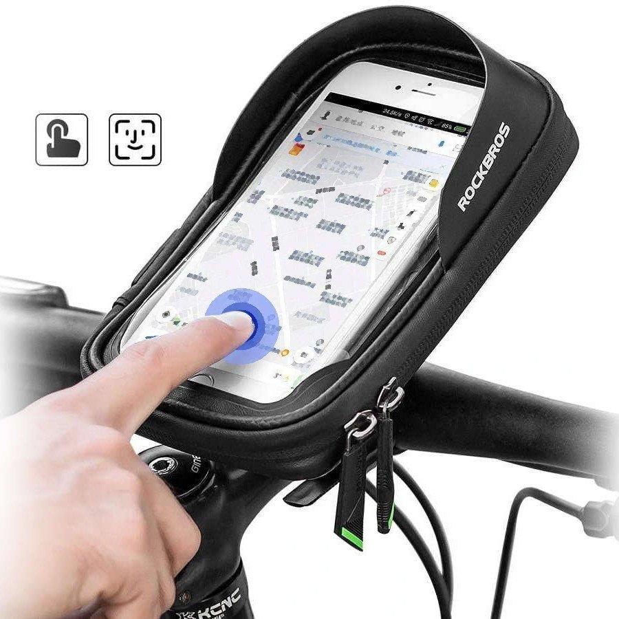 Універсальний тримач для телефону на велосипед, сумка на кермо Rockbros B17-3-6