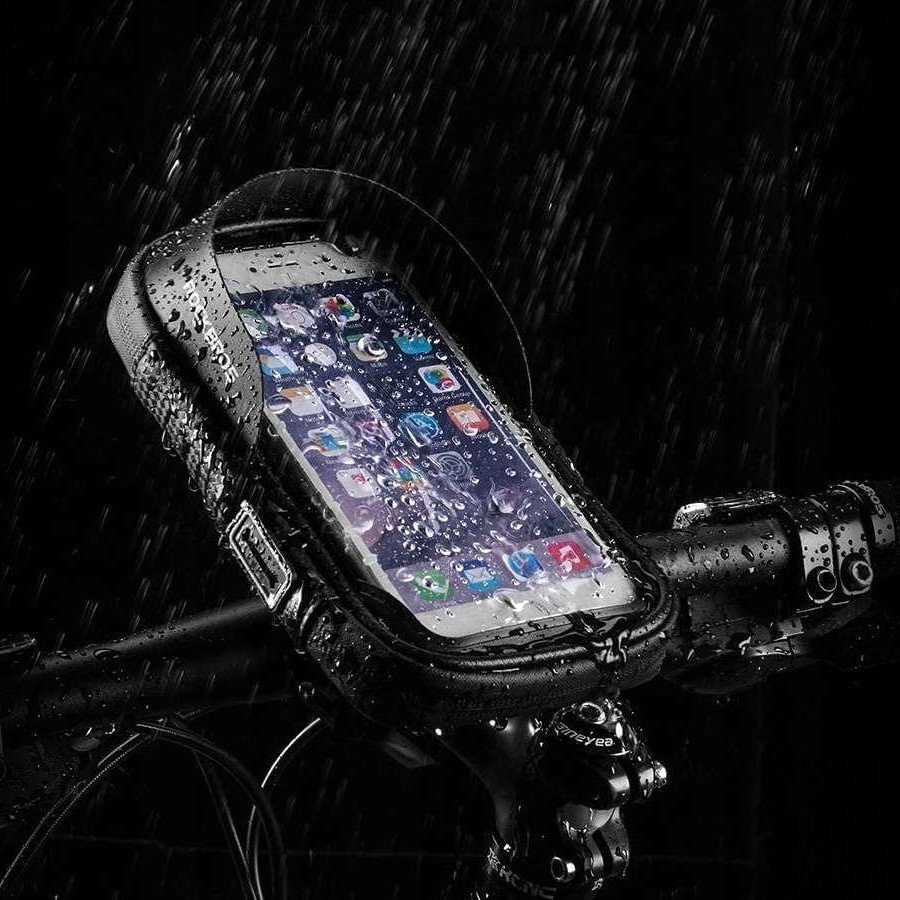 Універсальний тримач для телефону на велосипед, сумка на кермо Rockbros B17-3-6