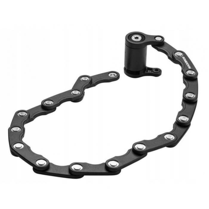 Складаний велосипедний замок ROCKBROS (WD795) чорний, загартована сталь