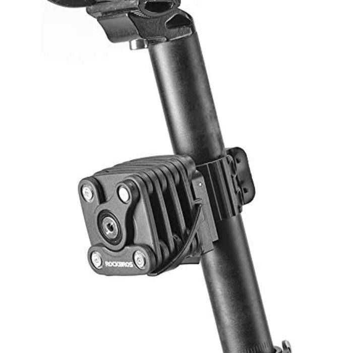 Складаний велосипедний замок ROCKBROS (WD795) чорний, загартована сталь