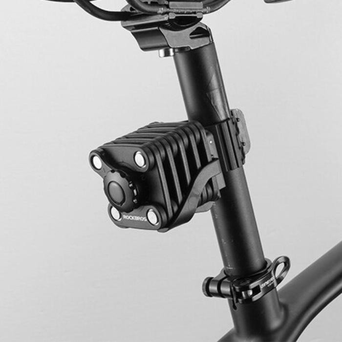 Складаний велосипедний замок ROCKBROS (WD795) чорний, загартована сталь