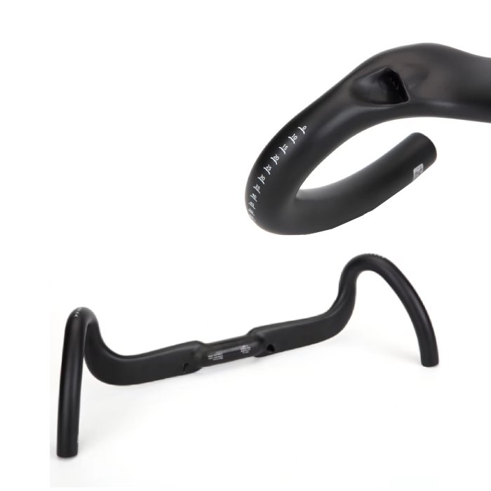 Кермо велосипедне ROXAR Gravel, 550мм шосе, карбон