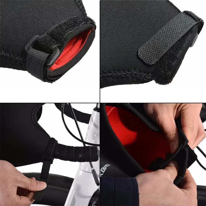 Вітрозахисні накладки на руки, рукавиці на кермо ROCKBROS D17-B водонепроникні