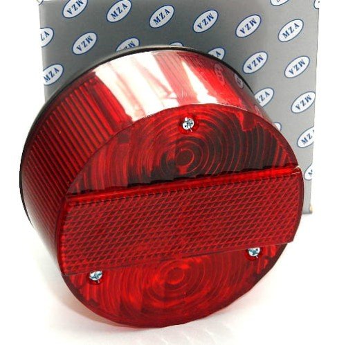 Задня лампа SIMSON, ETZ 120мм кругла червона (довгий відблиск) /MZA/
