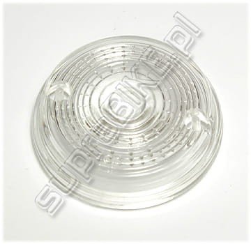 Плафон покажчика повороту SIMSON, ETZ круглий задній білий (гомологація E)