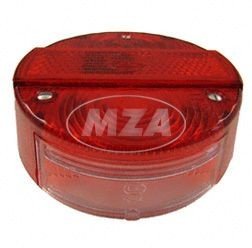 Задній ліхтарний плафон SIMSON, ETZ 120мм круглий червоний /MZA/
