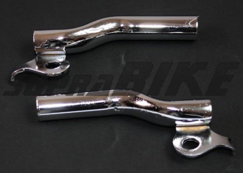 Кріплення переднього прямокутного поворотника SIMSON SR50 хром /праве+ліве/