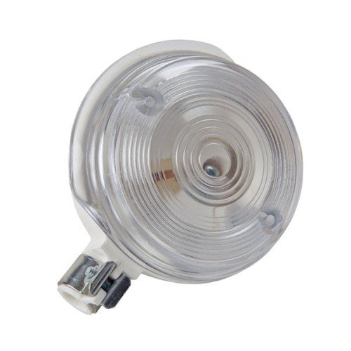 Поворотник SIMSON, MZ ETZ круглий передній білий, білий корпус